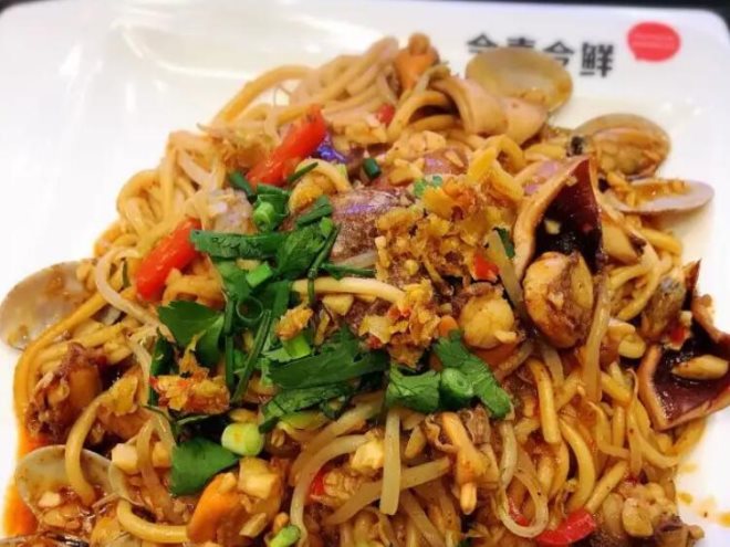 今麦今鲜海鲜焖面