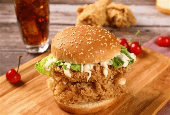 麦欢炸鸡汉堡