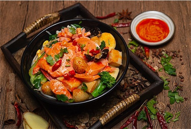 壹半壹拌干拌冒菜