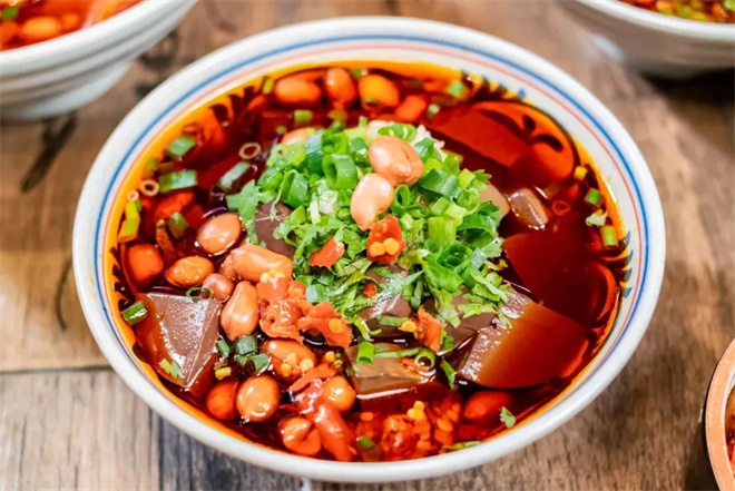 乌纱冒血旺冒菜