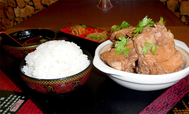 新懒汉排骨米饭