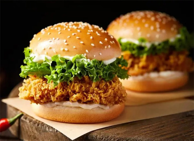 艾肯莱炸鸡汉堡