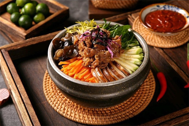 韩菜菜韩国石锅拌饭