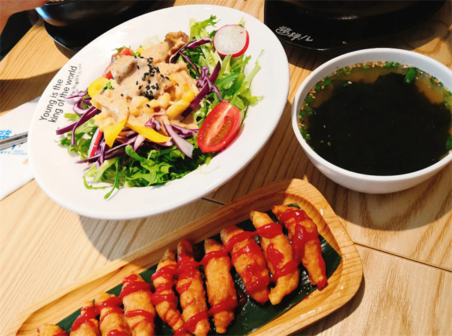 酱样儿三文鱼石锅拌饭