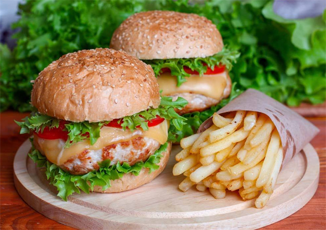 麦德拉炸鸡汉堡