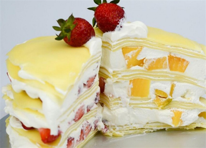 小熊焙焙千层蛋糕