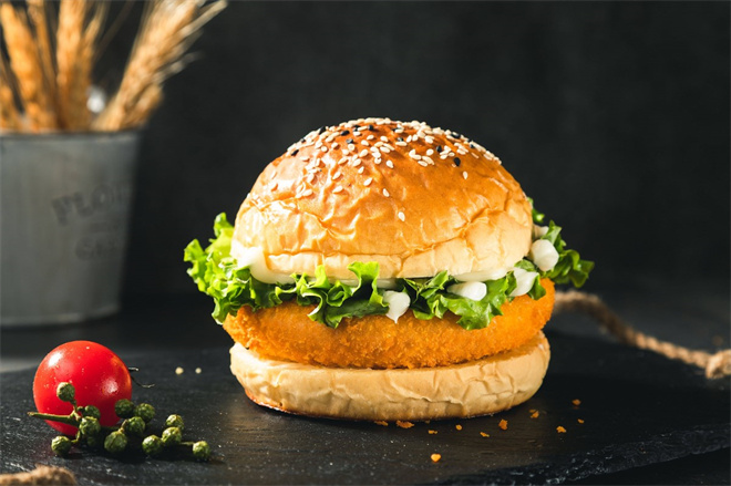 多滋仕炸鸡汉堡