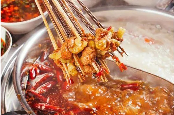 欧阳小姐在成都串串香