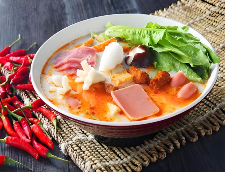 功夫煮骨汤麻辣烫