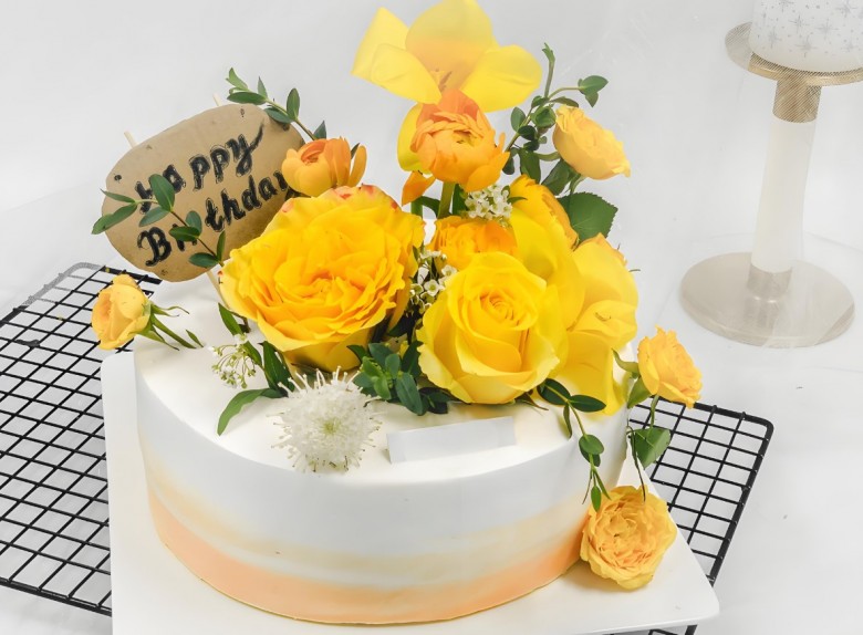 慕巴夫鲜花蛋糕