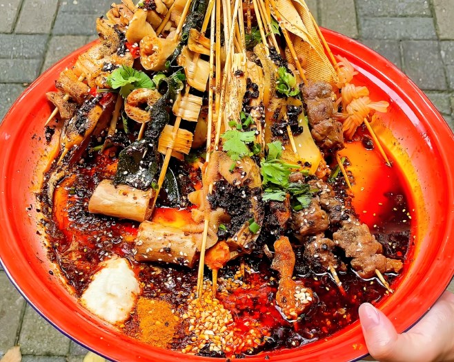 三角三干拌串串