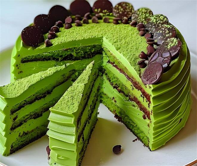 抹茶千层蛋糕