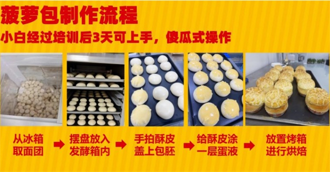 两圆圆菠萝包加盟