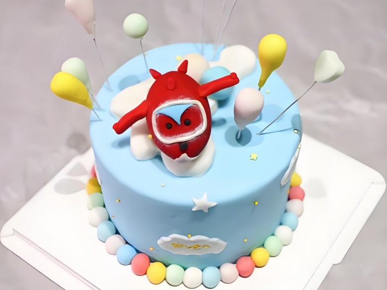 布朗司翻糖艺术蛋糕