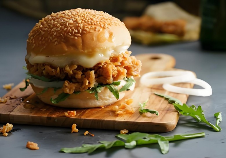 星鸡地炸鸡汉堡