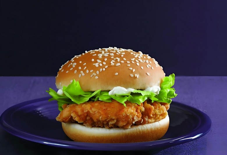 校堡王汉堡炸鸡