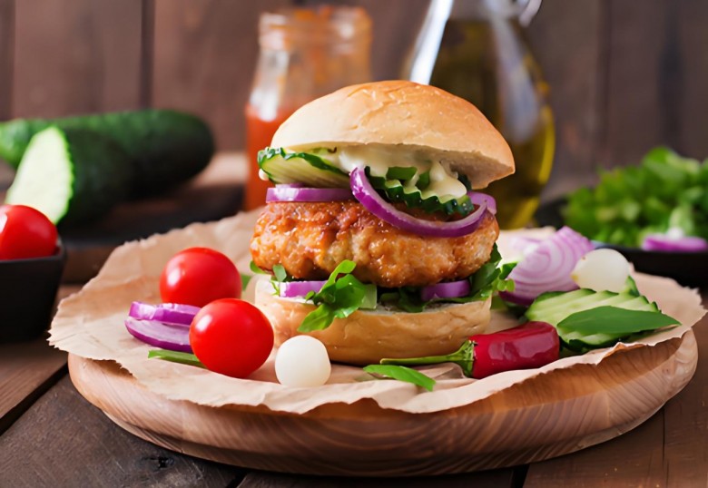 比盛坊炸鸡汉堡