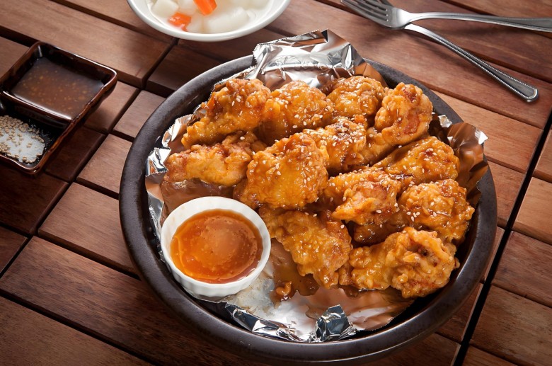 台享叫了个炸鸡