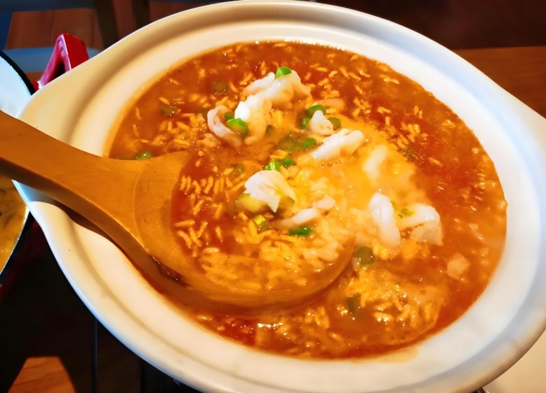 诀将鲜虾汤饭