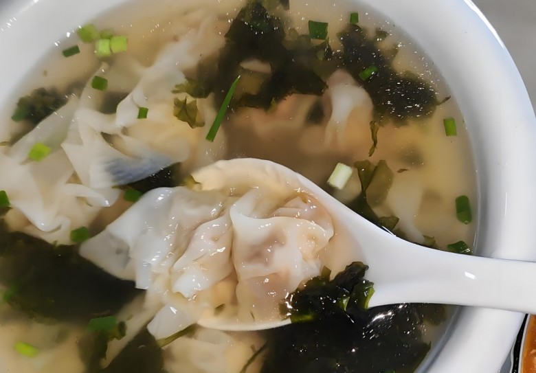 上海青猪肉馄饨