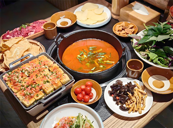 野厚咧贵州酸汤牛肉火锅