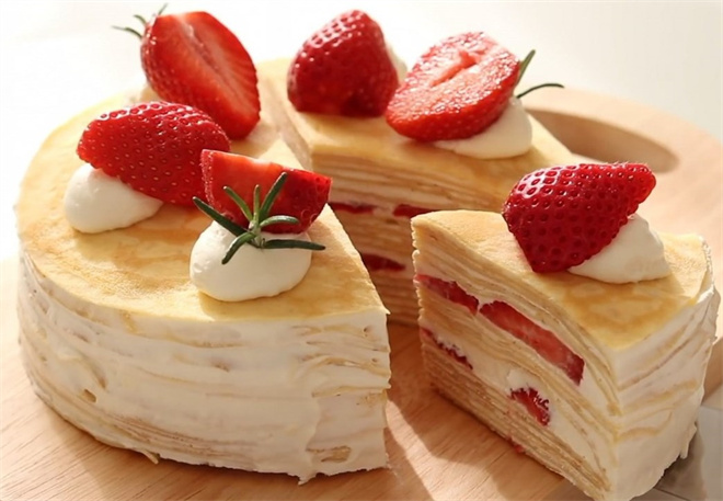 波比先生千层蛋糕