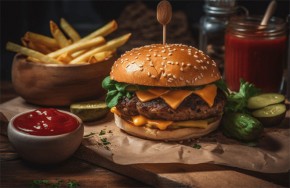 初之雨手工汉堡