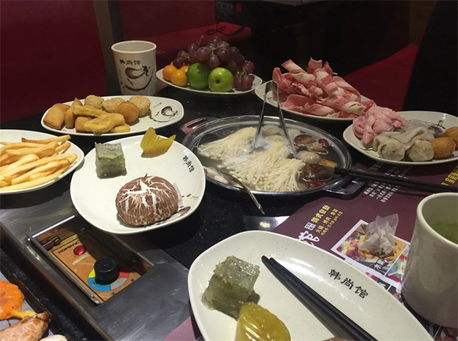 韩尚馆自助烤肉火锅