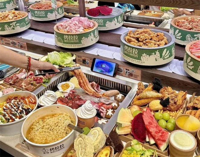 烤拉拉旋转自助烤肉