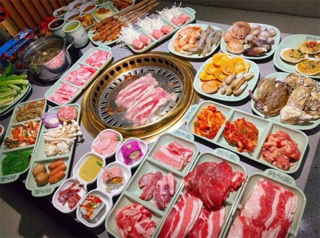 韩九里海鲜烤肉自助加盟