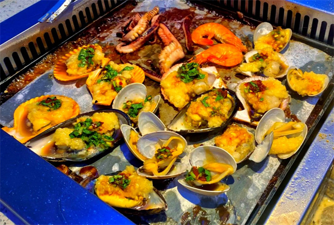 热宴海鲜烤肉自助